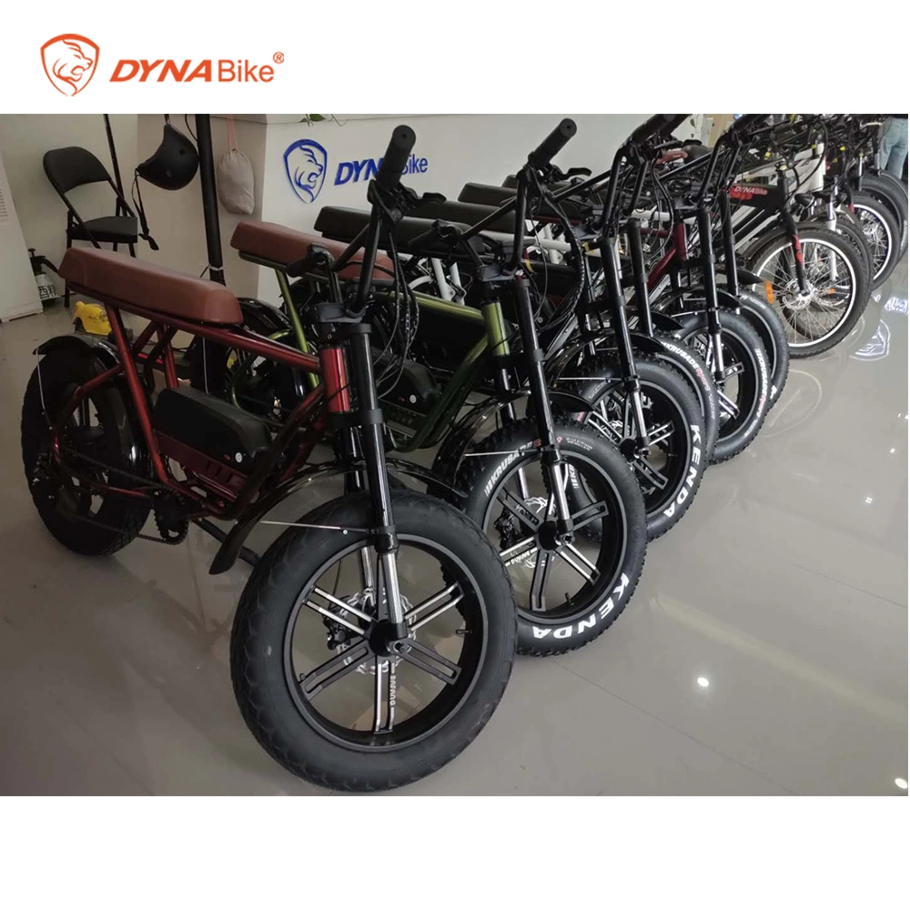 China Factory Ebike 750W Bafang Brushless Motror Fat Tire Electric Bikes for Adults Two Wheels
