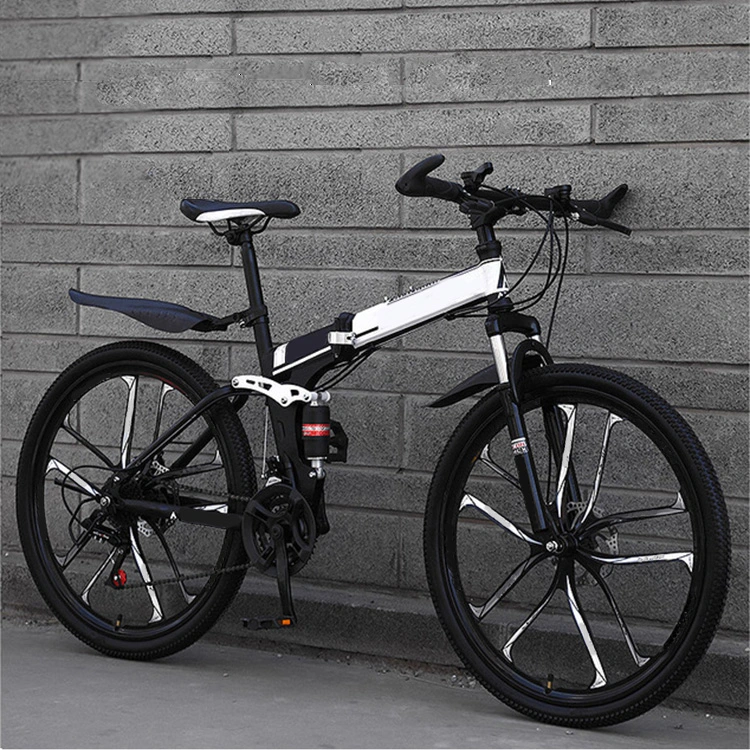2020 Factory 26 Inch Folding Mountain Bike /Wholesale Good Quality Full Suspension Mountainbike /Foldable Sepeda Gunung Lipat