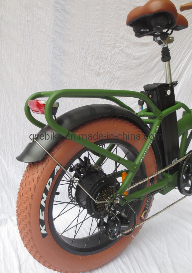 Queene/ Folding Electric Bicycle Fat Bike with Bafang Motor 20inch Electric Bike