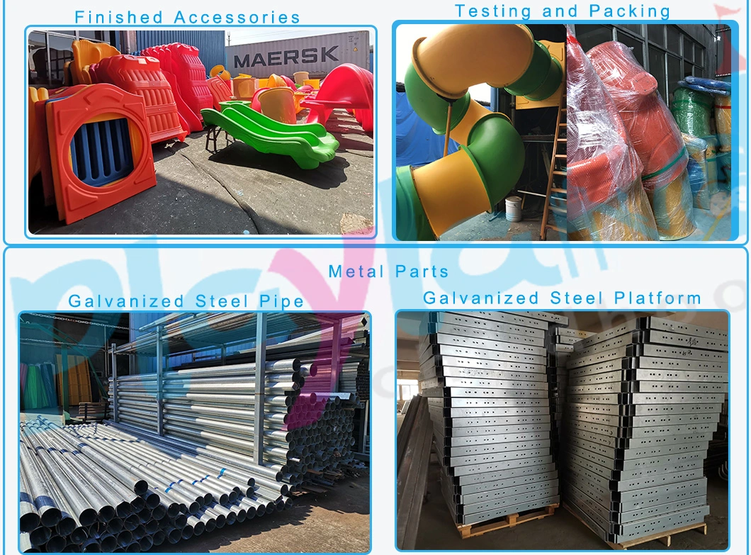 Wholesale Commercial Park Big Kids Outdoor Plastic Playground Outdoor Playground Slides