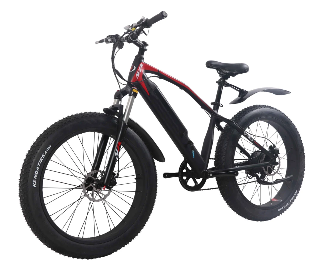 2020 New Style 500W Brushless Motor Mountain Fat Tire Electric Bikes with Hidden Battery Mz-432