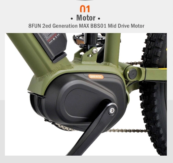 OEM/ODM Full Suspension Electric Bike Bafang MID Motor