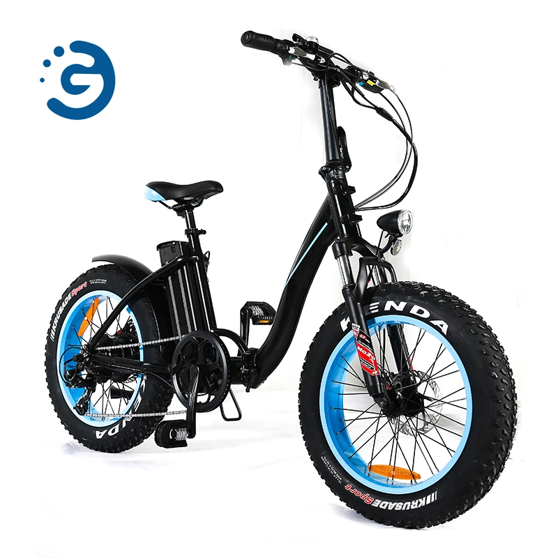 Wholesale Hot Selling 500W Fat Tyre Faldable Electric Bike Folding E-Bike
