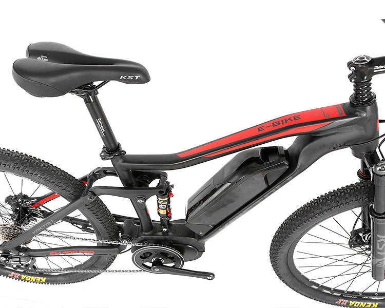 Wholesale 350W Fat Tire Mountain Bicycle Full Suspension Electric Bike