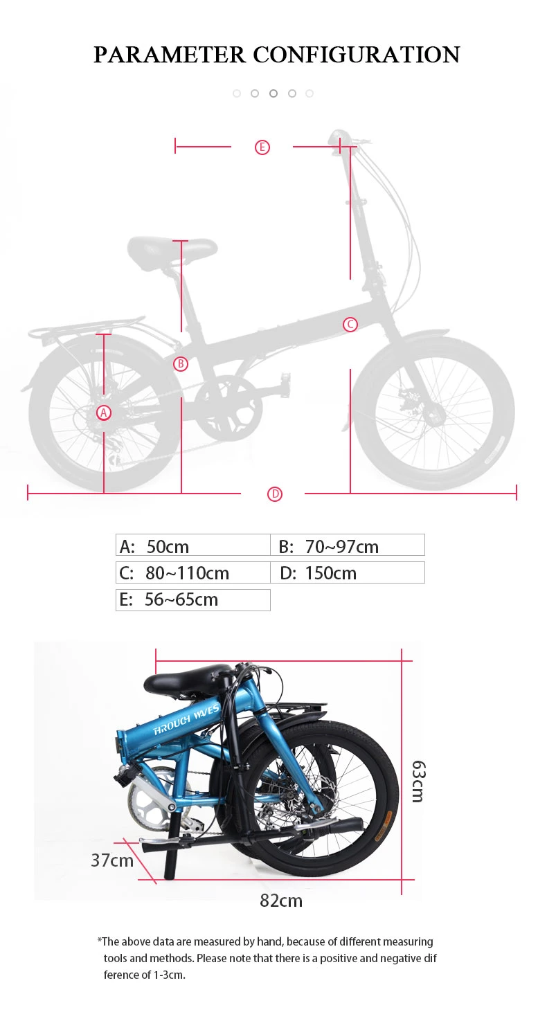 Good Quality Mini Size 20 Inch Mini Compact Folding Bicycle Aluminum Alloy Folding Bikes