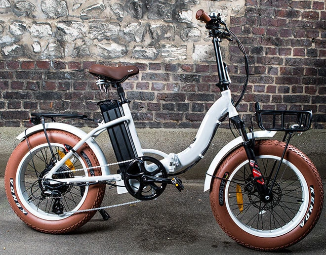 Lightweight Electric Folding City Bike 20*4.0 Electric Fat Tire Bike