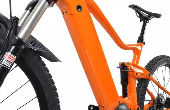 Wholesale Full Suspension Carbon Fiber E Bicycle Bafang MID Motor Electric Bike