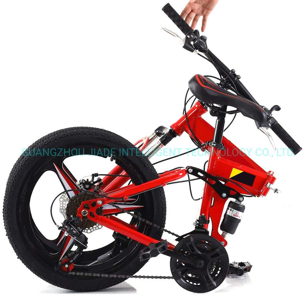 Jd-B-20A02 Foldable Mountain Bike Full Suspension Dirt Bike 20 Inch Bicycle