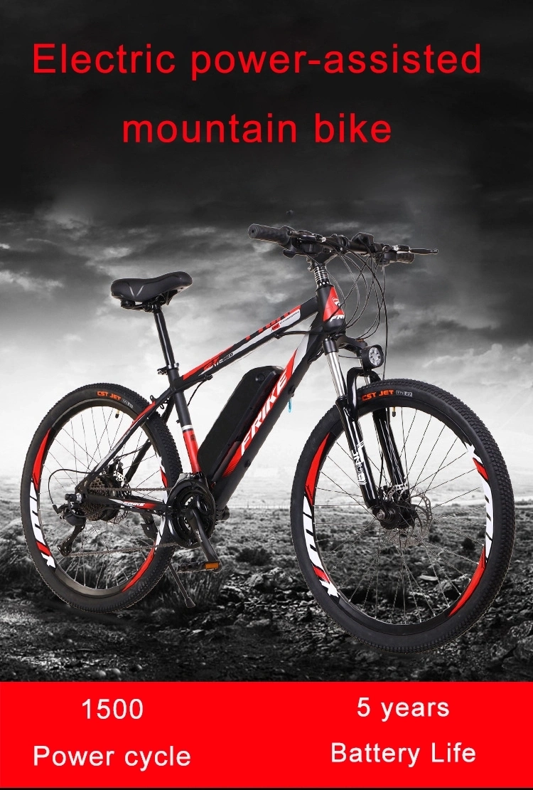 7 Speed Electric Mountain Bike / Aluminum Frame 1000W 48V 20ah Electric Bicycle, 26