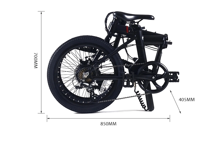 Folding Ebike 20 Inch Folding Electric Bicycle with Hidden Battery