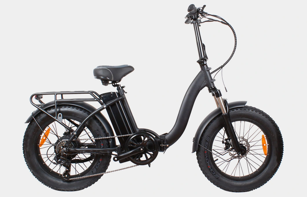 20 Inch 48V 500 1000 W Step-Through Fat Tire Folding Electric Bicycle Fat Bike Ebike