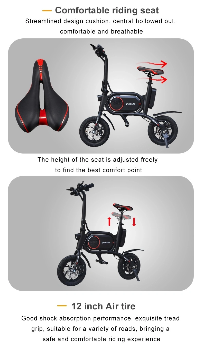 Best Folding Tyre Ebike 350W Light Weight Mobility Electric Bicycle Smart Intelligent Ebikes