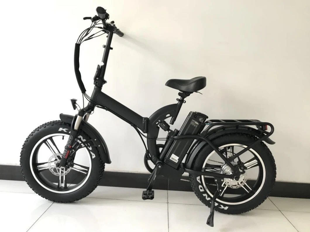 Full Suspension Small Folding Fat Electric Bike/Fat Tire Electric Bicycle/Ebike