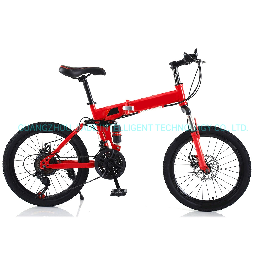 Jd-B-20A02 Foldable Mountain Bike Full Suspension Dirt Bike 20 Inch Bicycle