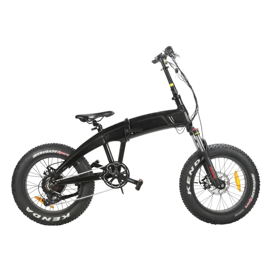 48V Folding Battery Powered Bikes for Adults