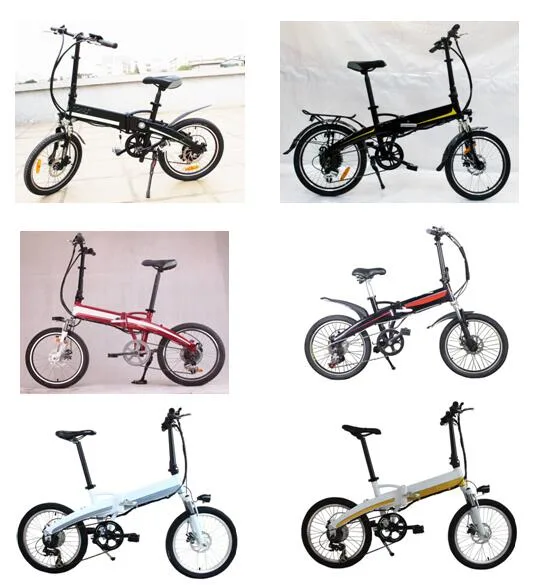 20'' Inch E Folding Pedal Assistant Electric Bikes