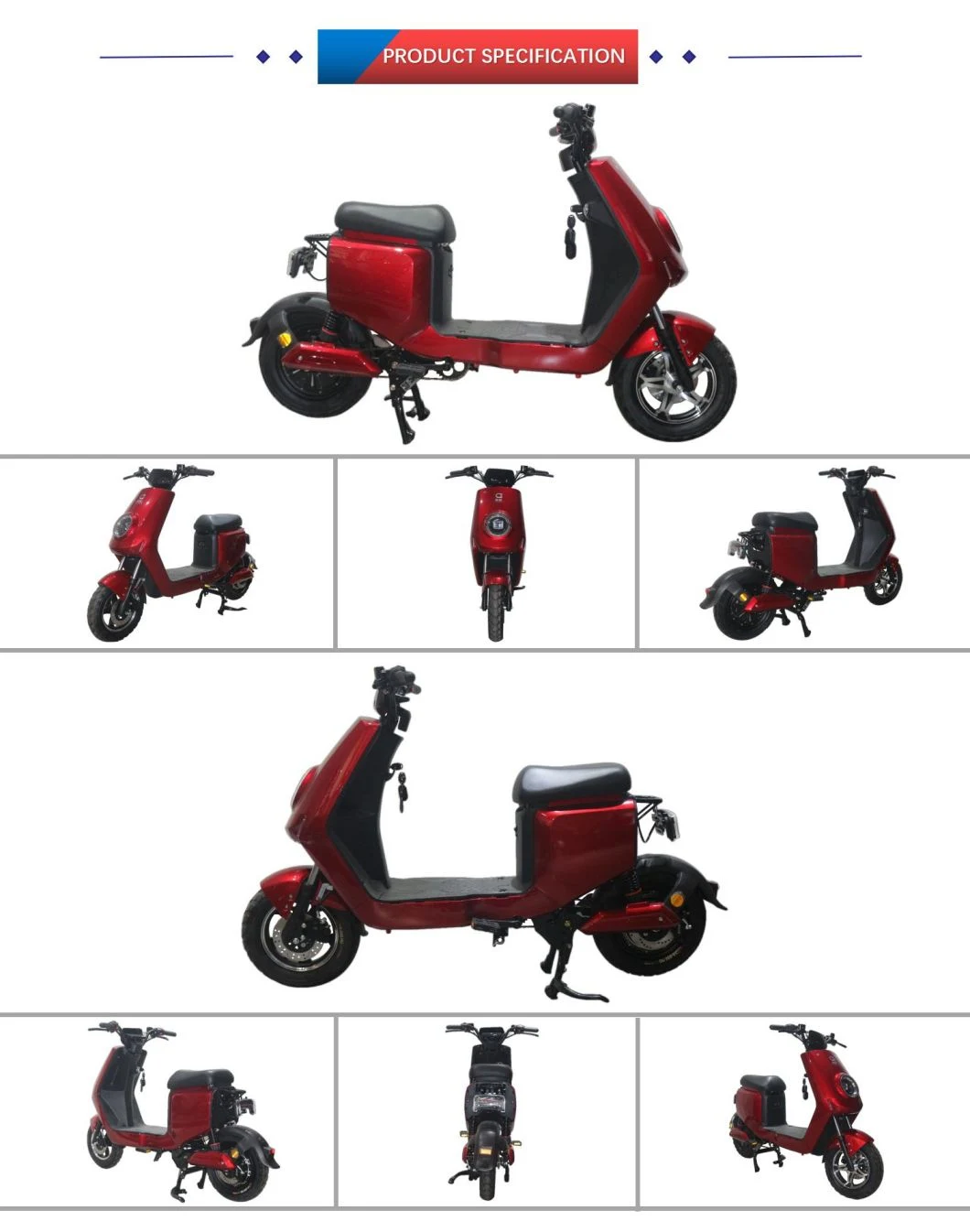 Fast 10inch 800W Leadacid Battery Electric Scooter Electric Bike
