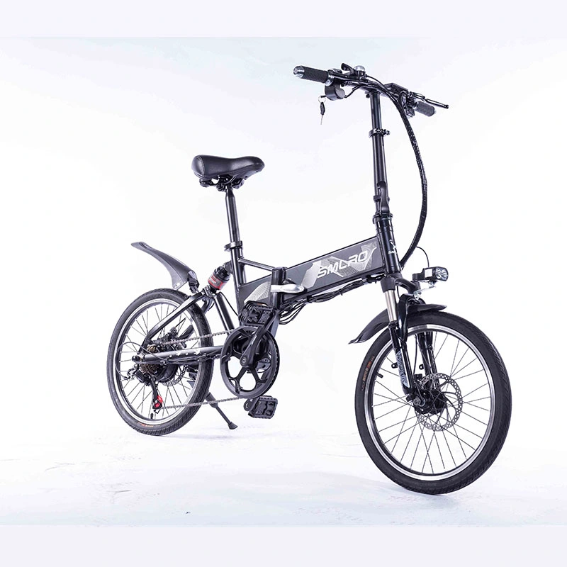 2020 China 20 Inch Electric Bike Folding 350W 10ah E Bike with Hidden Battery Electric Bicycle