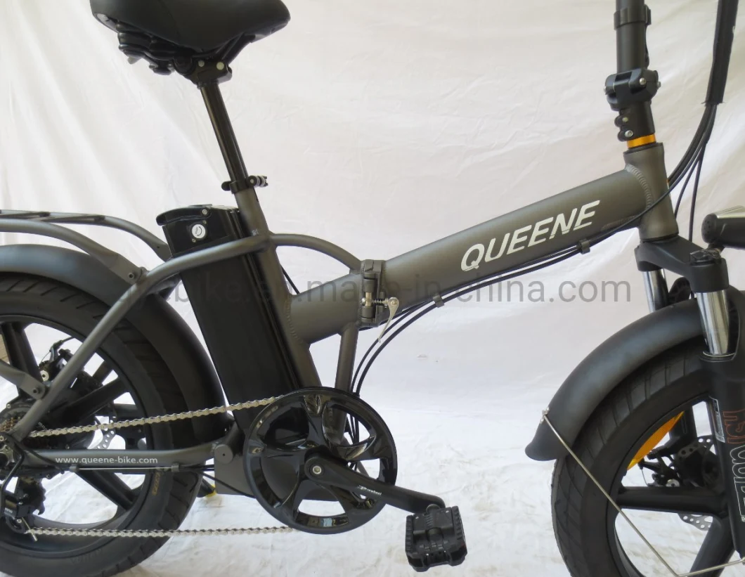 Queene/20inch Folding Electric Bicycle Fat Bike with Bafang Motor Electric Bike