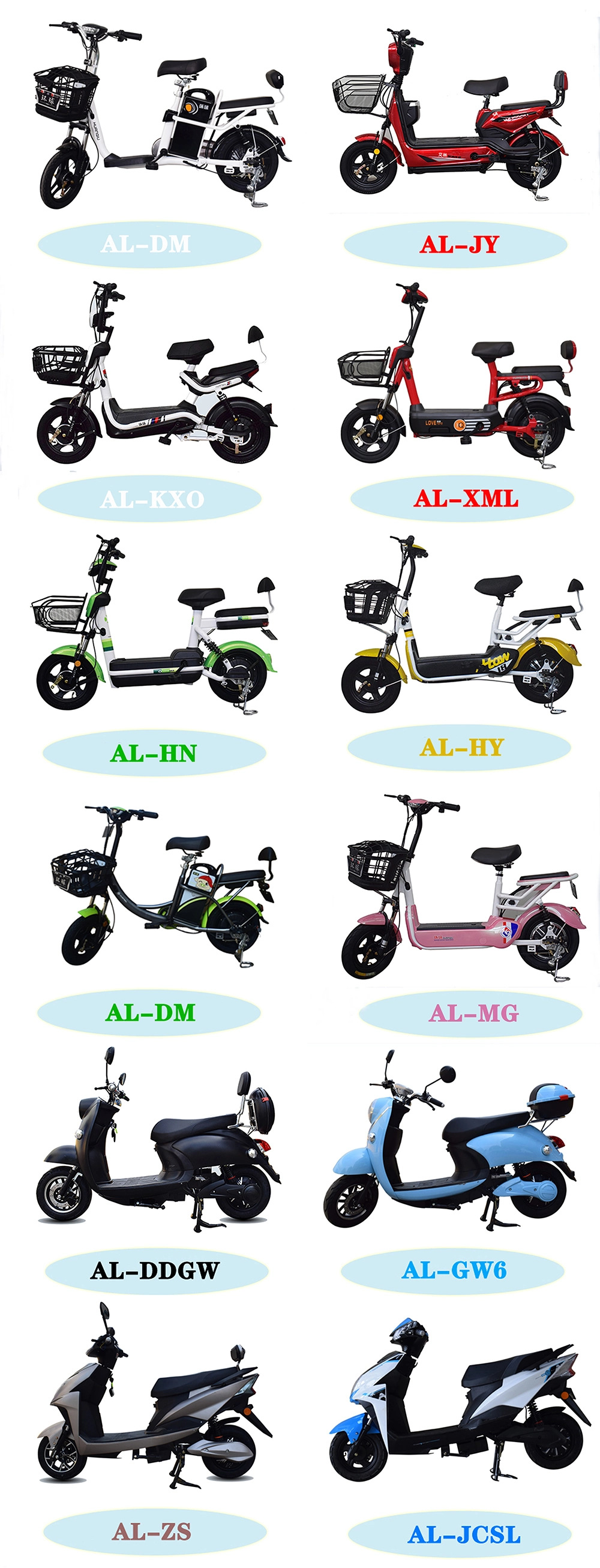 Al-Hn Electric 2 Wheel Bike Electric Motor for Bike Electric Bike EU Warehouse