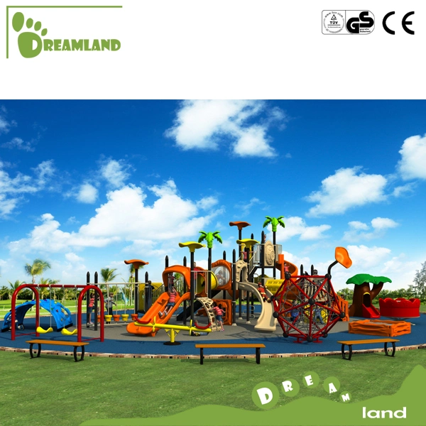 Wholesale Kids Entertainment Park Soft Outdoor Play Set Commercial Children Plastic Outdoor Playground