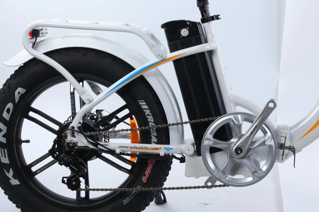20 Inch Beach Electric Bike Folding Fat Ebike Lithium Battery