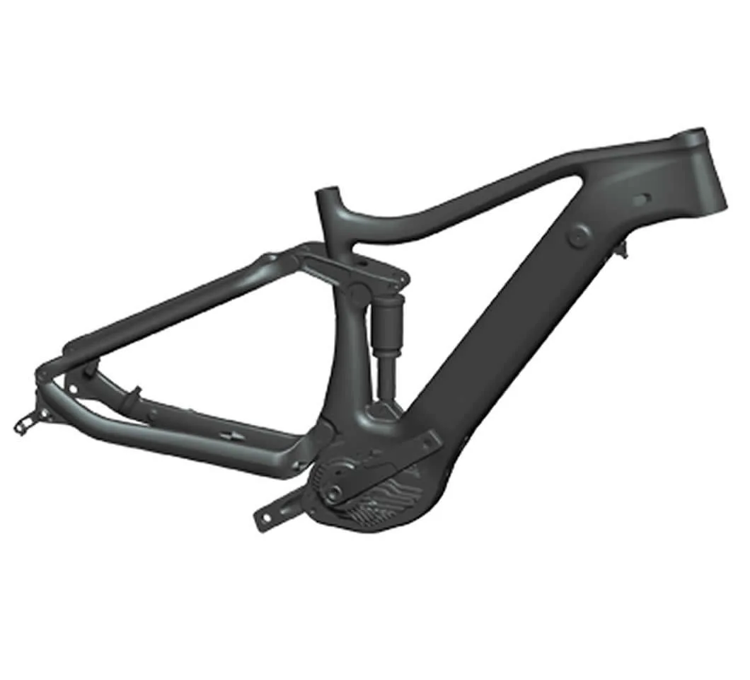 Bicycle Parts Bafang E-Bike Carbon Full Suspension Electric Bike Frame