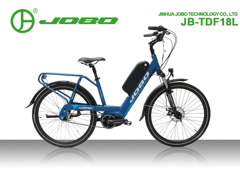 350W Brushless Built in Motor City Bike Electric Bicycle with Rear Carrier