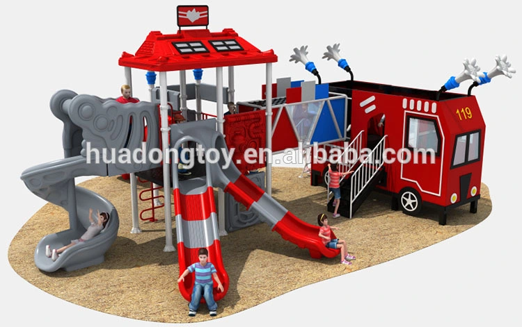 Wholesale Outdoor Play Center Children Outdoor Playground Plastic Combination Slides