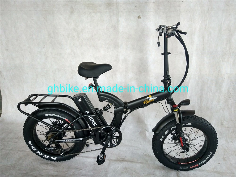 20 Inch Bafang 1000W Ebike Folding Full Suspension Fat Tire Electric Bike