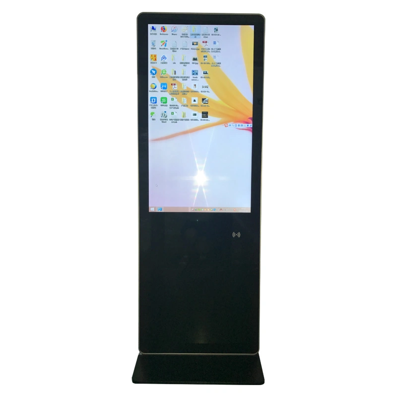43 Inch Floor Standing Digital Signage Android Media Player Kiosk with Magic Mirror Software