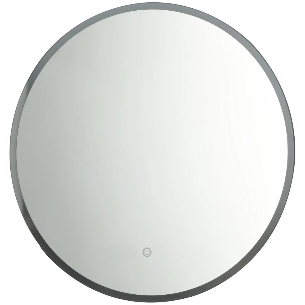 IP44 Rating Hotel LED Wall Mirrors Frameless Bath Mirrors Bathroom Lighted Glass Mirror