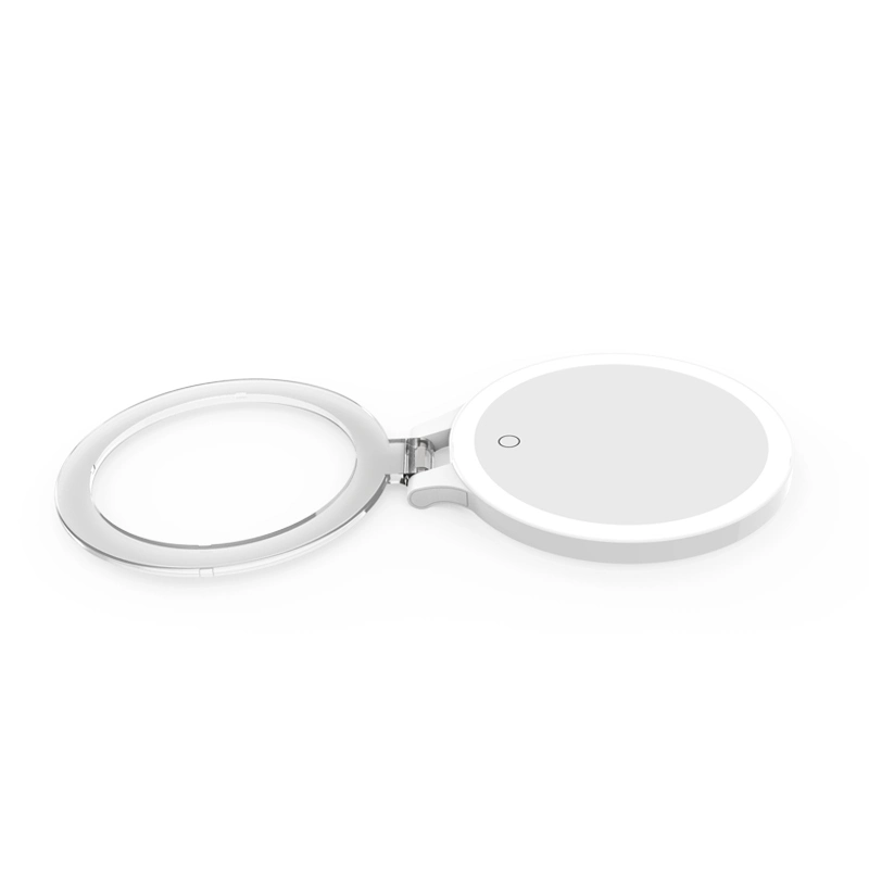 Pocket Mirror Espejo LED Rechargeable Wall Cosmetic Mirror