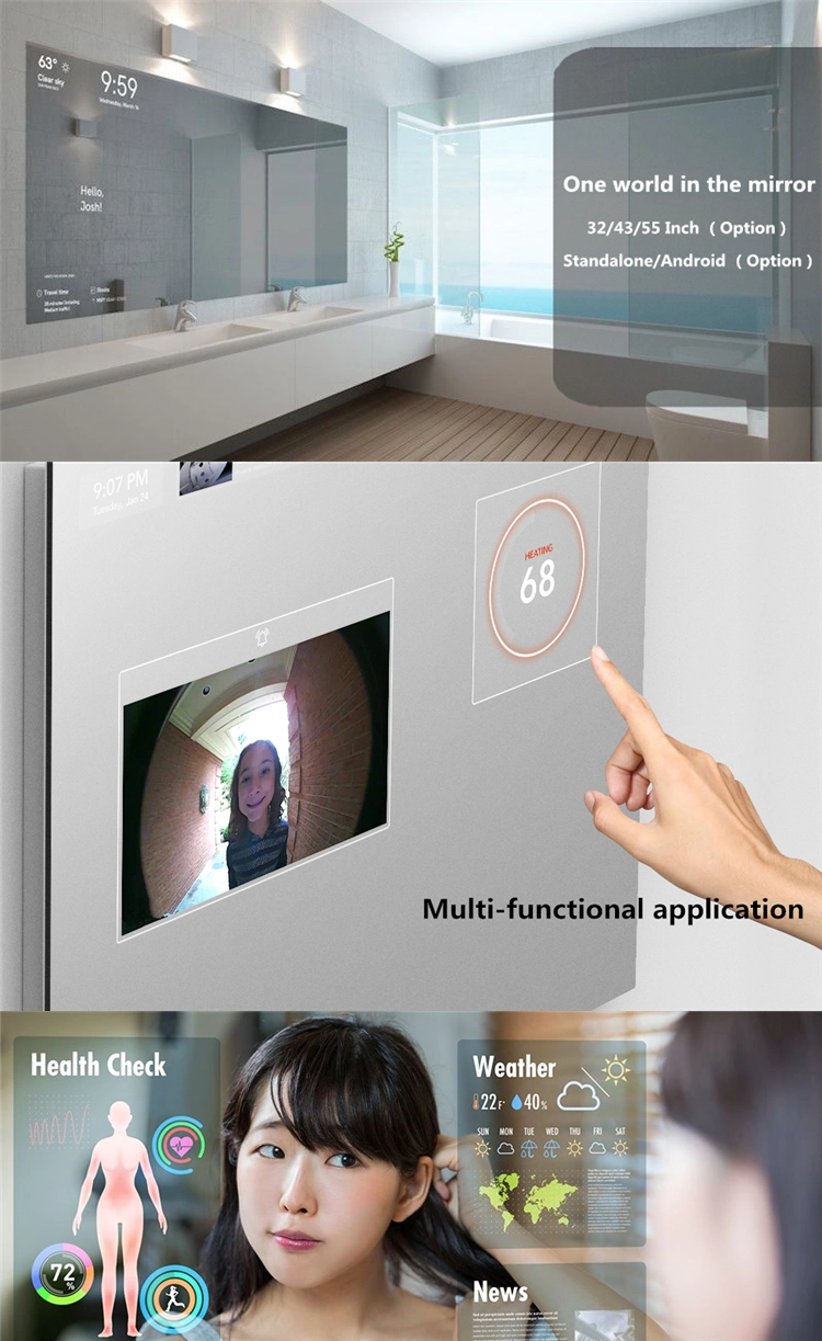 [ Smart Mirror ] 32 Inch Wall Mount Magic Mirror Digital Sigange Display Photo Booth Mirror Android
