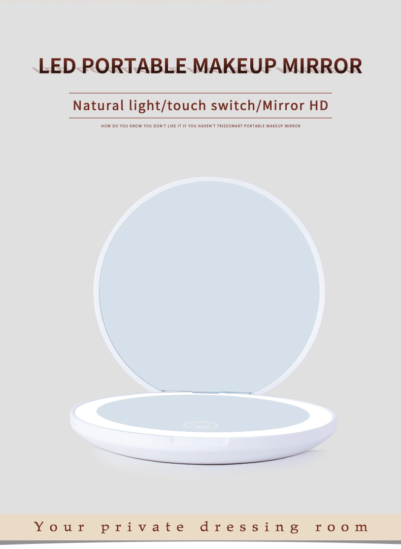Cheap Price 1X/10X Magnifier Makeup Mirror Mirror Glass LED Mirror Vanity Magnifying Mirror