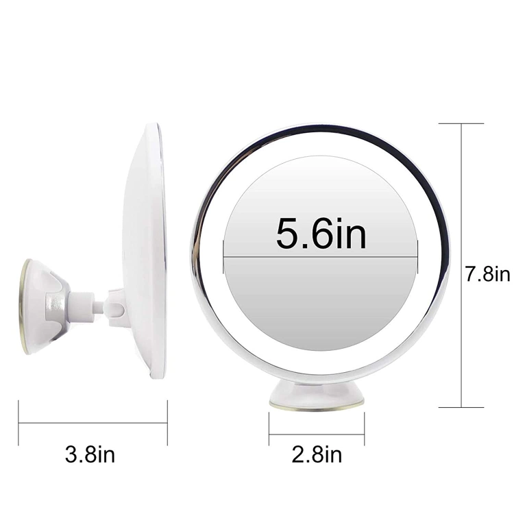Hanging Vanity Travel Magnifying Portable Mirror with Lights