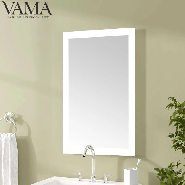 Vama Approval Frameless Bathroom Lighted Glass LED Mirror 7642