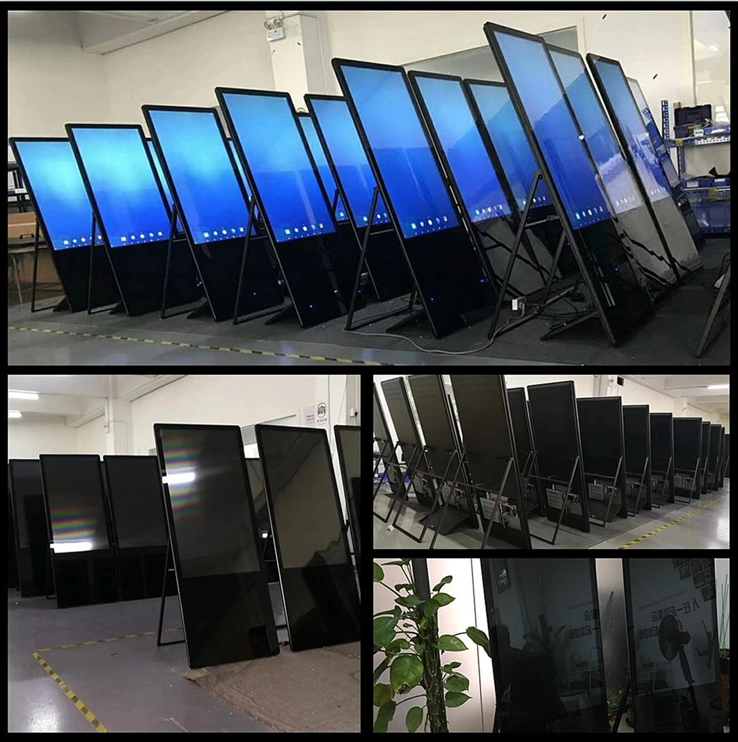 Hot Selling 49inch Floor Standing Advertising Display LCD Video Player Touch Digital Signage Floor Standing Kiosk