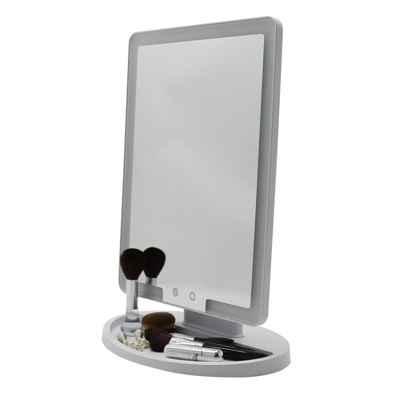 Vanity Standing Beauty Dressing Mirror with LED Touch Screen for Makeup