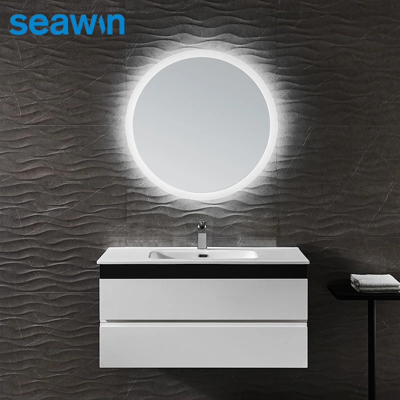 Hotel Bathroom Decorative Round Mirror LED Vanity Makeup Mirror with LED Lights