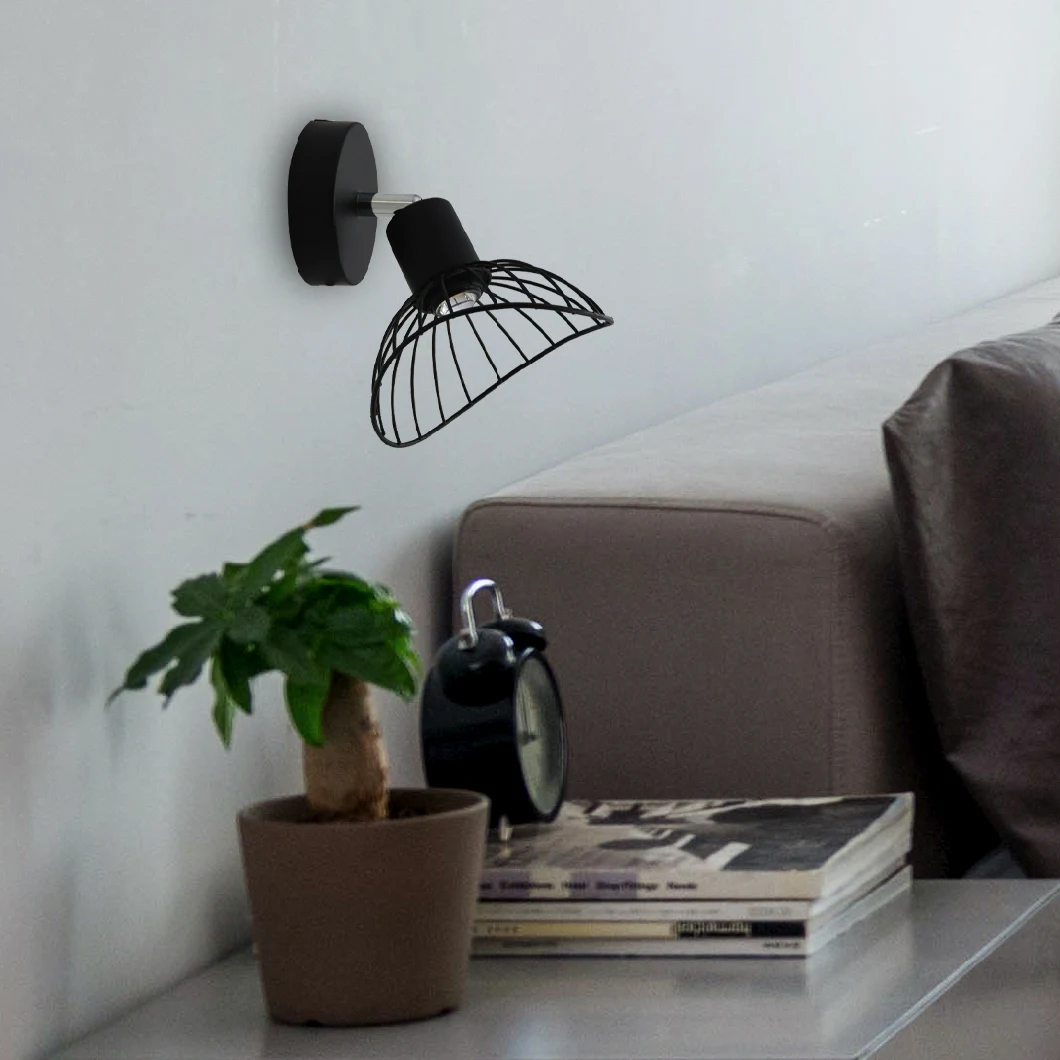 How Bright Nordic Style Black Iron COB 5W Decorative Bedroom Living Room Hotel Ceiling Spot Light