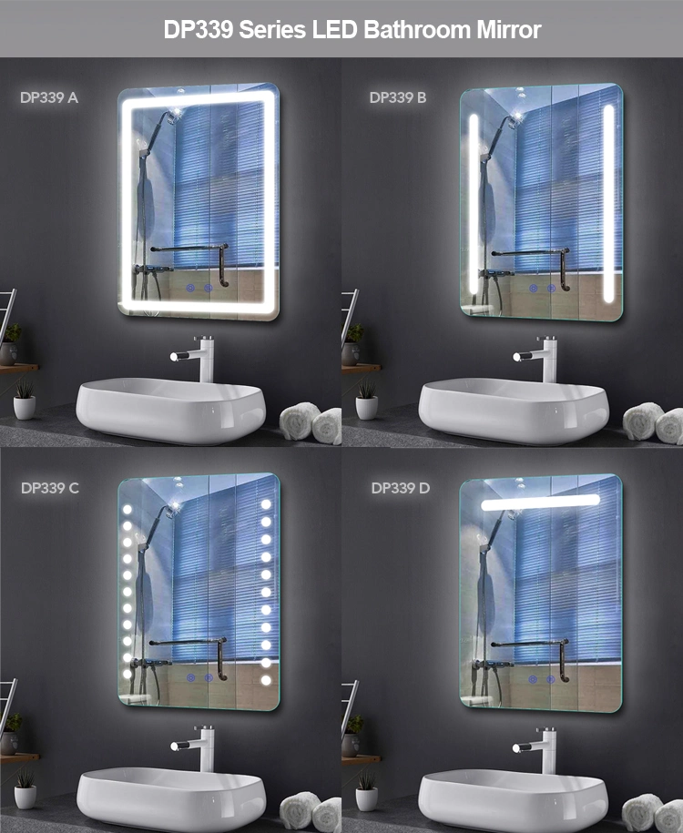 Hot Selling High Definition Home Decor Wall Mirror Ring Light Mirror LED Bathroom Mirror