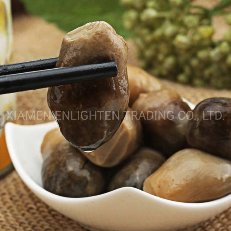 Ingredients Sushi Cooked Edible Straw Mushroom in Glass Jar