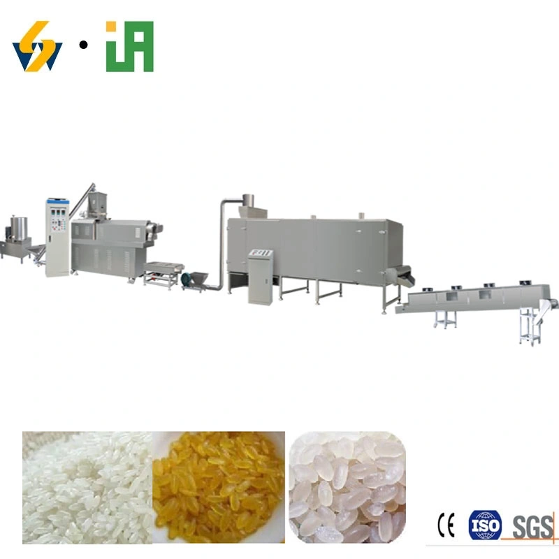 China Broken Rice Products Artificial Rice Extruding Machine Nutritional Rice Fortified Rice Making Line