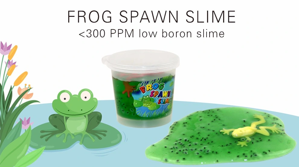 Novelty Frog Spawn Slime Disgusting Crystal Slime Toy with Insect