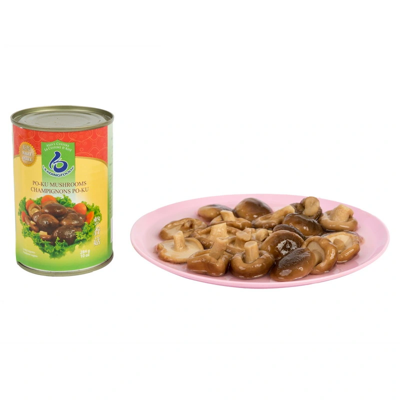 Canned Food Shiitake Mushroom in Tin/Glass Jar