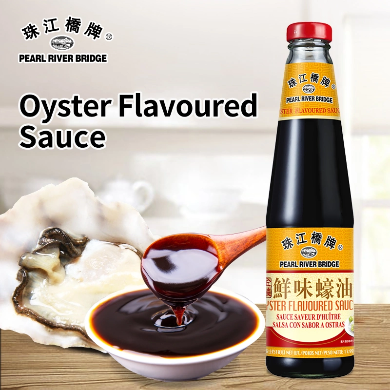 Oyster Flavoured Sauce 510g Pearl River Bridge Chinese Sauce Seasoning for All Dishes
