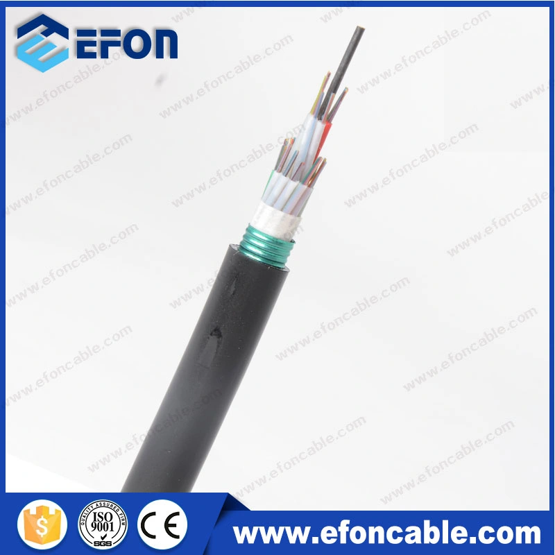 Overhead Duct Corrugated Steel Armored Fiber Optic Cable (GYTS)