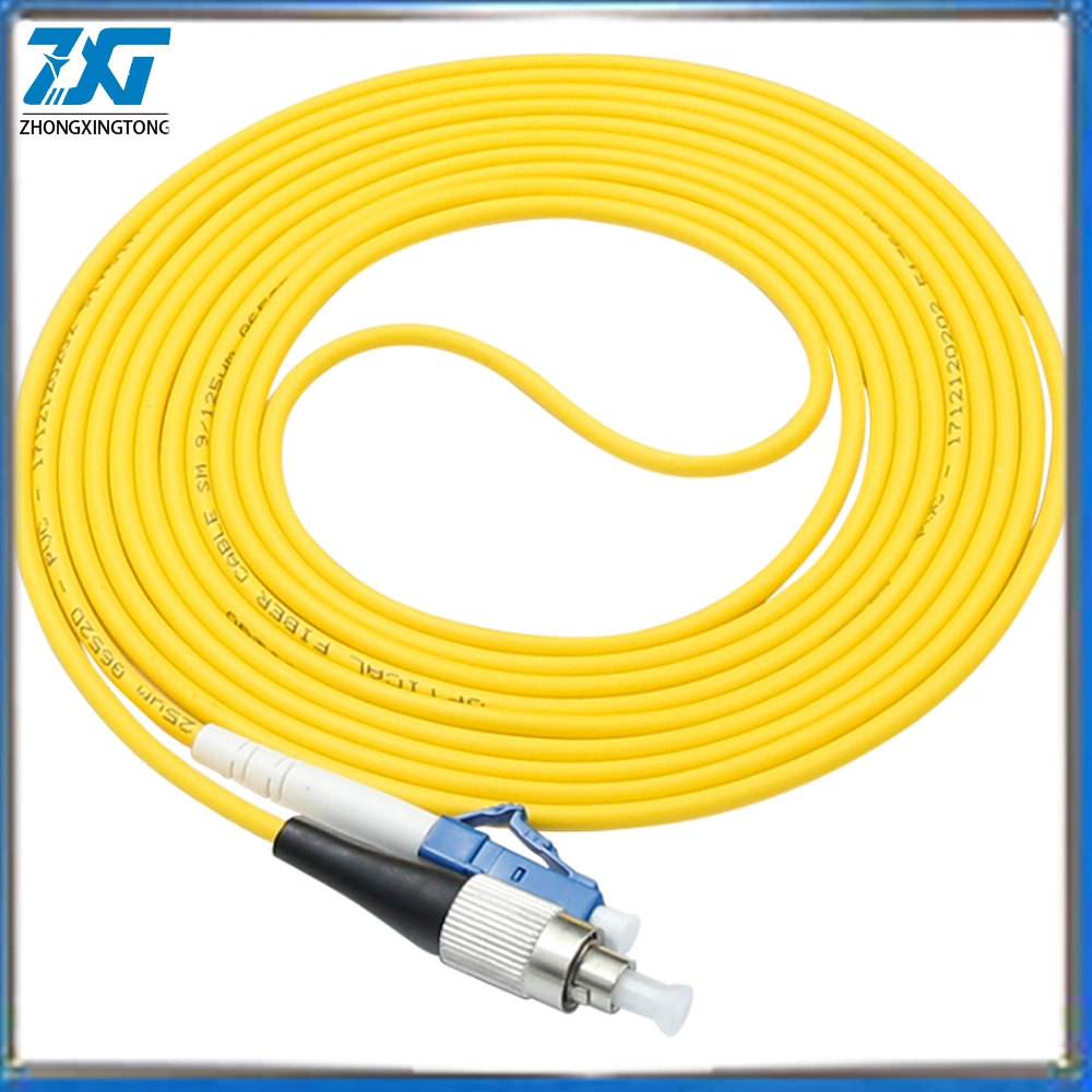 Sc APC 3m Simplex Mode Fiber Optic Patch Cord Cable Sc APC 3.0mm FTTH Fiber Optic Jumper Cable
