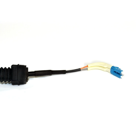 IP67 Waterproof Nsn to Standard Sc/LC/FC/St/E2000 Duplex Singlmode Waterproof Fiber Patch Cable